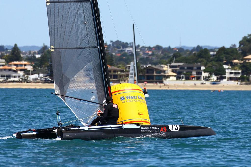 Int. A-Class Catamaran World Championship, Day 5, Takapuna NZ © Richard Gladwell www.photosport.co.nz